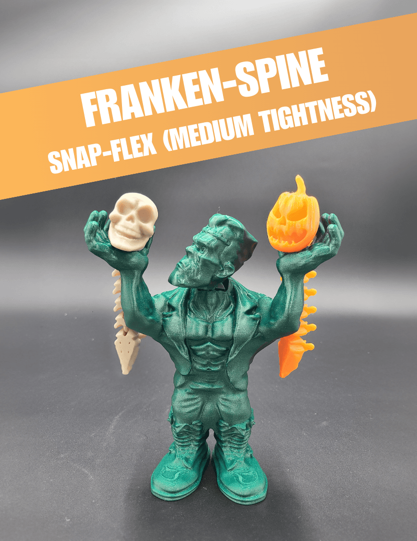 Franken-Spine  - Articulated Snap-Flex Fidget (Medium Tightness Joints) 3d model