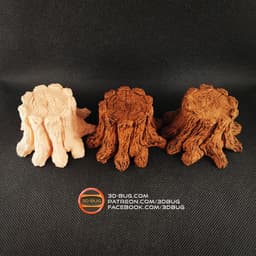 Decorative Tree Stump 3d model