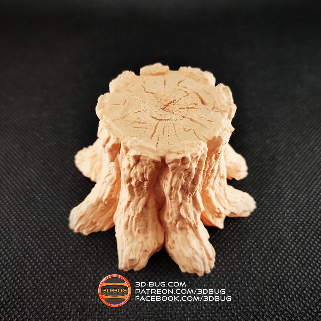 Decorative Tree Stump 3d model