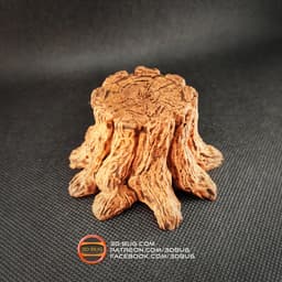 Decorative Tree Stump 3d model