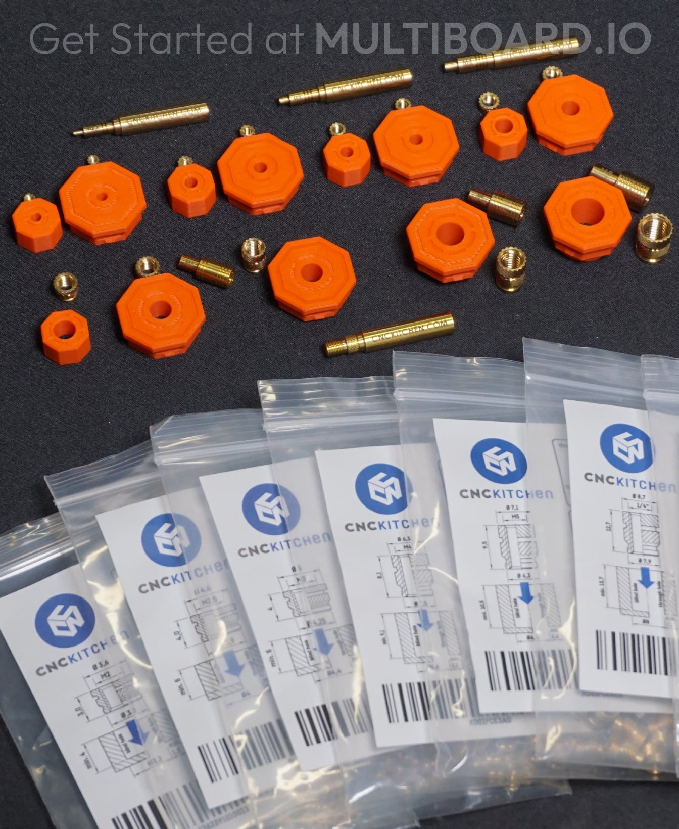 Heat Set Insert Snap - M3 Standard & Short 3d model