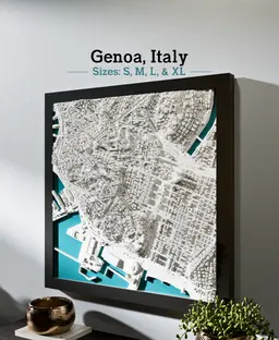 Genoa, Italy - S, M, L, & XL 3d model