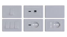 electric_sockets_italians.blend 3d model