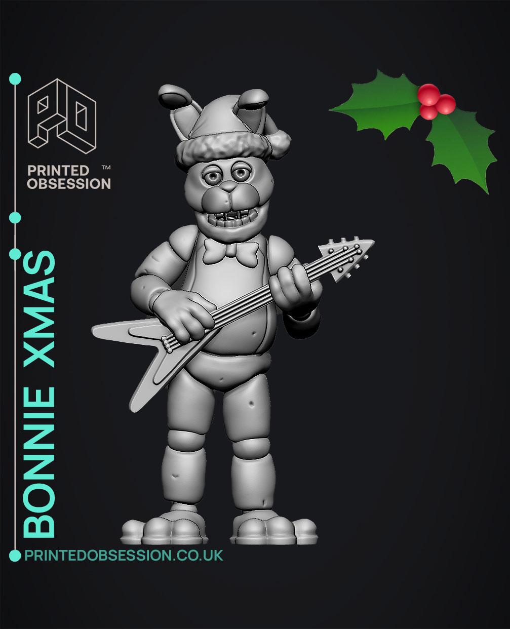 Bonnie Christmas - FNAF - Fan Art 3d model