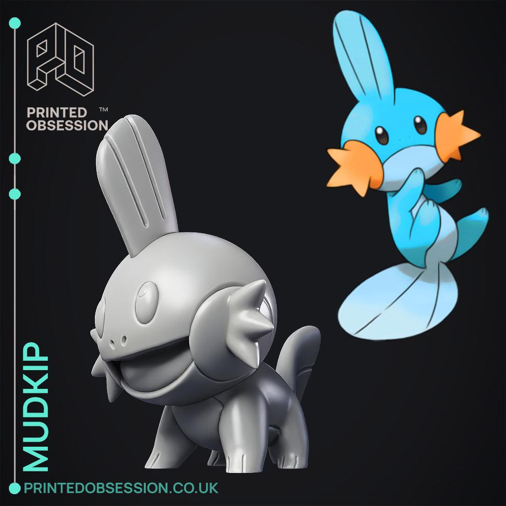 Mudkip - Pokemon - Fan Art 3d model