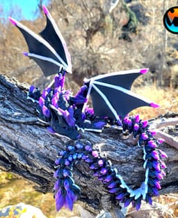 Crystal Wolf Dragon 3d model
