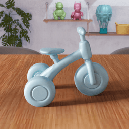 Miniature Tricycle - Nostalgic Childhood Series 3d model