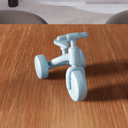 Miniature Tricycle - Nostalgic Childhood Series 3d model
