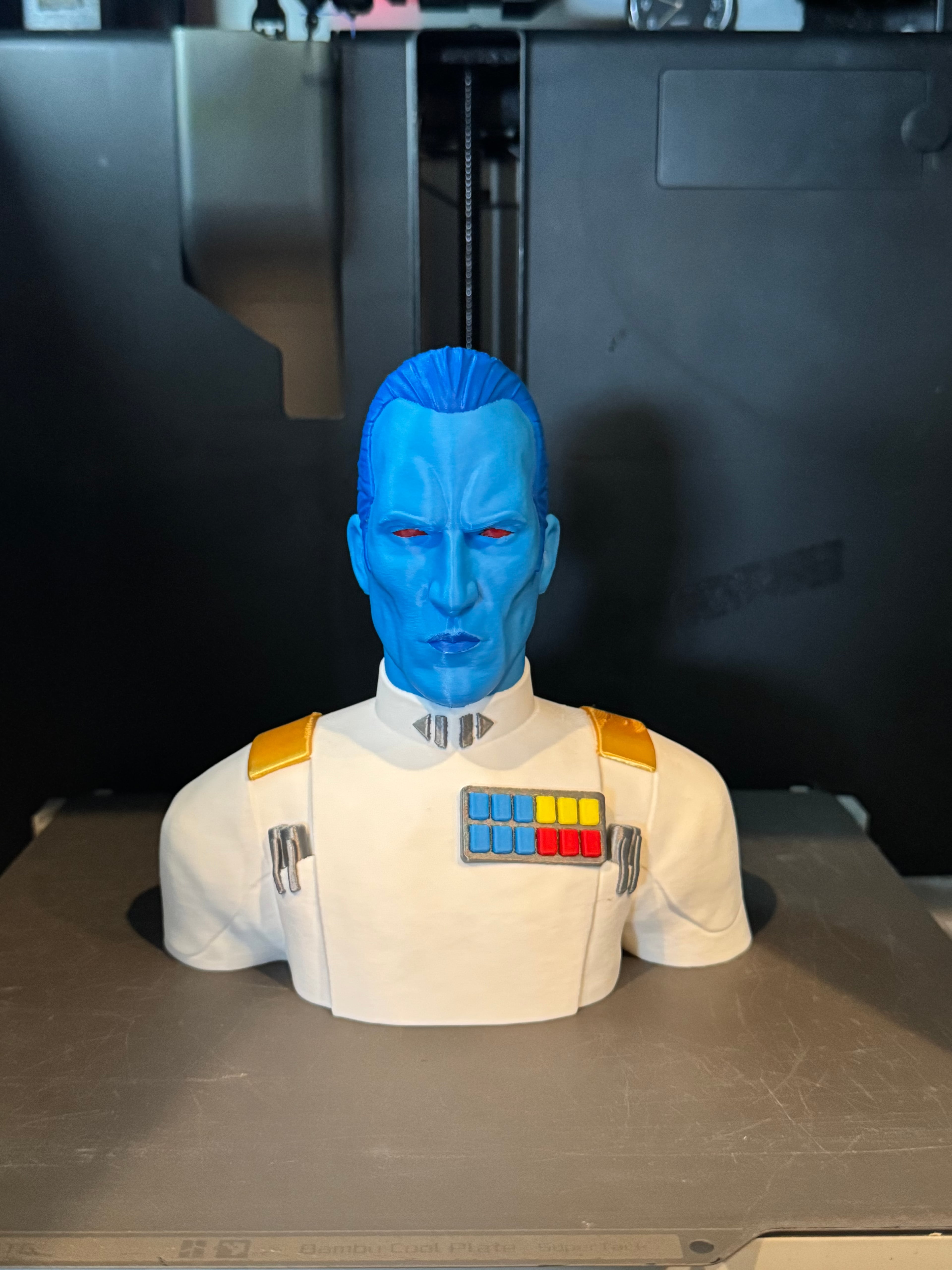 Thrawn Starwars Bust 3d model