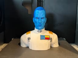 Thrawn Starwars Bust 3d model