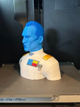 Thrawn Starwars Bust 3d model