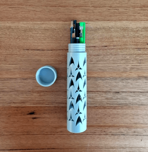 Star Trek Pencil Tube - Easy Print 3d model