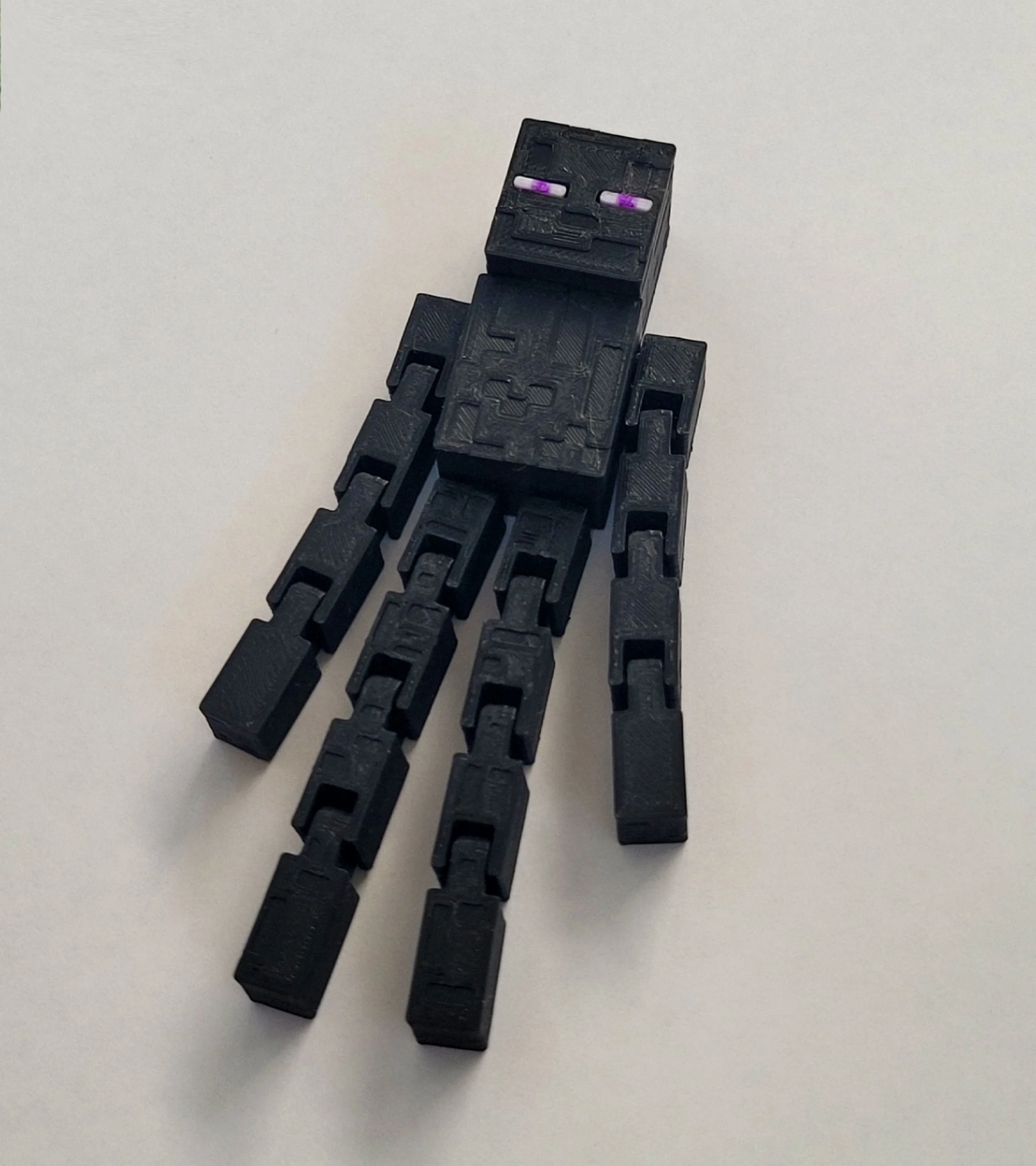 MINECRAFT ENDERMAN FLEXI PRINT IN PLACE 3d model