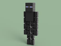 MINECRAFT ENDERMAN FLEXI PRINT IN PLACE 3d model