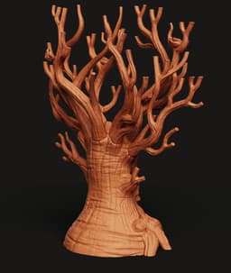 Ent Tree Man Jewelry Stand | Nature Spirit Accessory Holder | Fantasy Tree Organizer 3d model