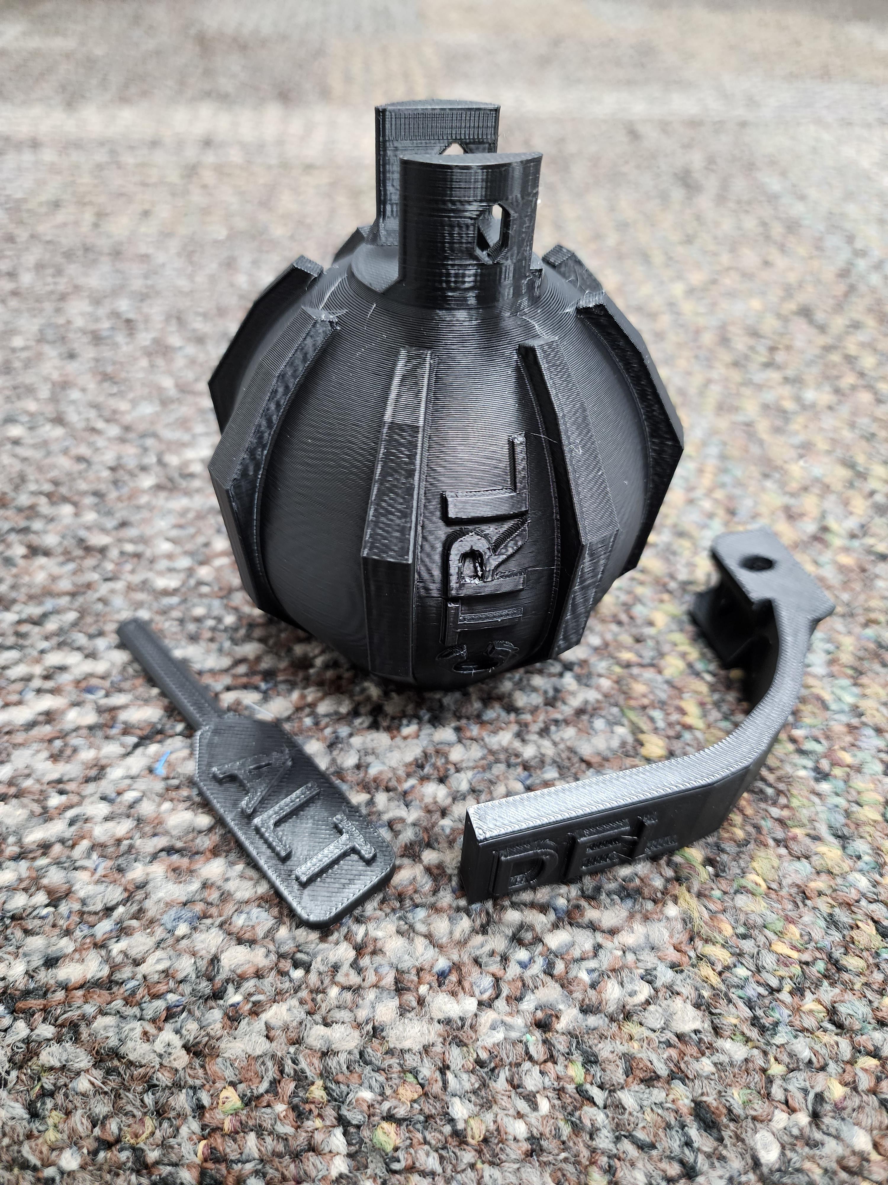 CTRL ALT DEL Hand Grenade 3d model