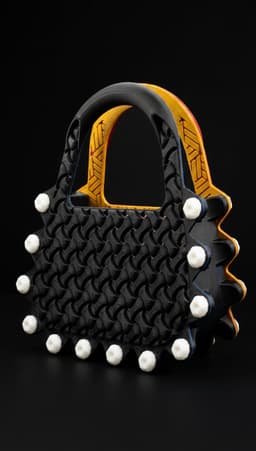 MforS 3D-printed Handbag & Clutch - V2/09 - Fundou Pattern 3d model