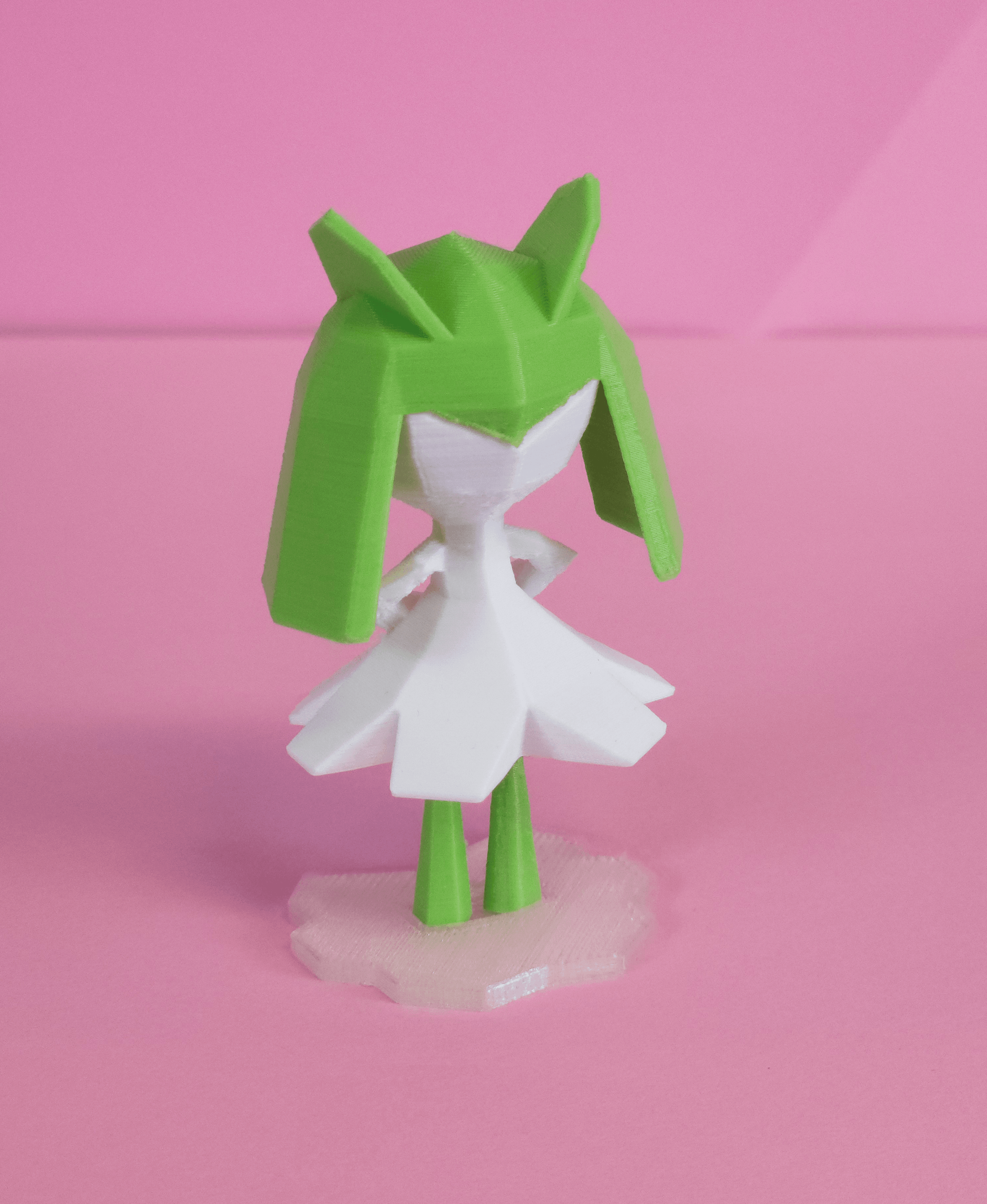 Kirlia Low Poly Pokemon 3d model
