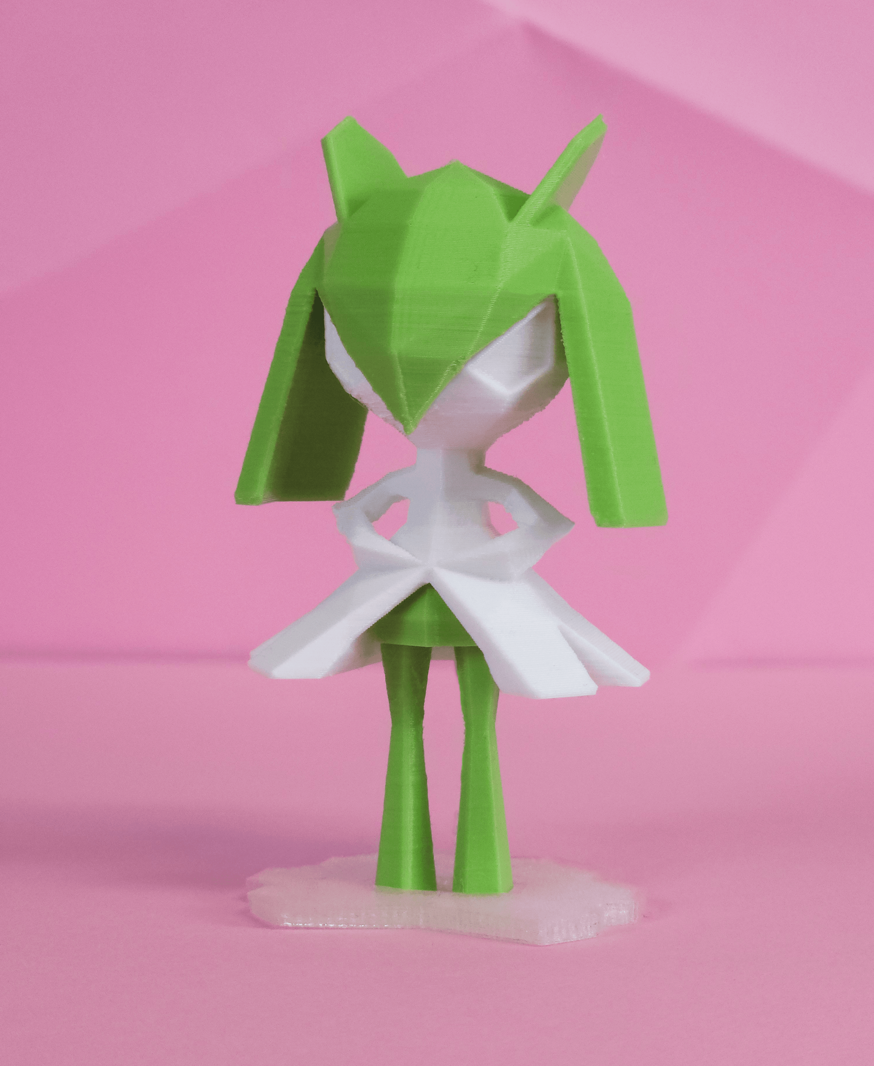 Kirlia Low Poly Pokemon 3d model