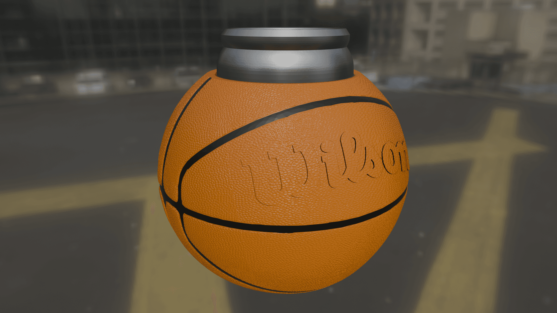 Basketball Beer Can Holder / Koozie 3d model