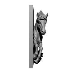 Elegant Horse Wall 3d model