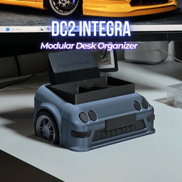Integra-Inspired Desk Organizer Set | Modular + MagSafe Ready 3d model