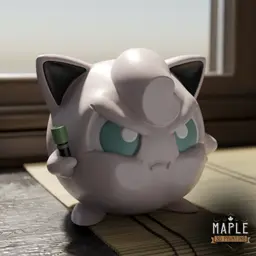Window Jigglypuff 3d model