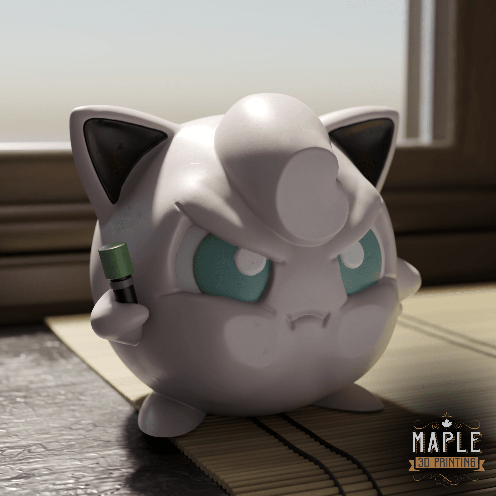 Window Jigglypuff 3d model