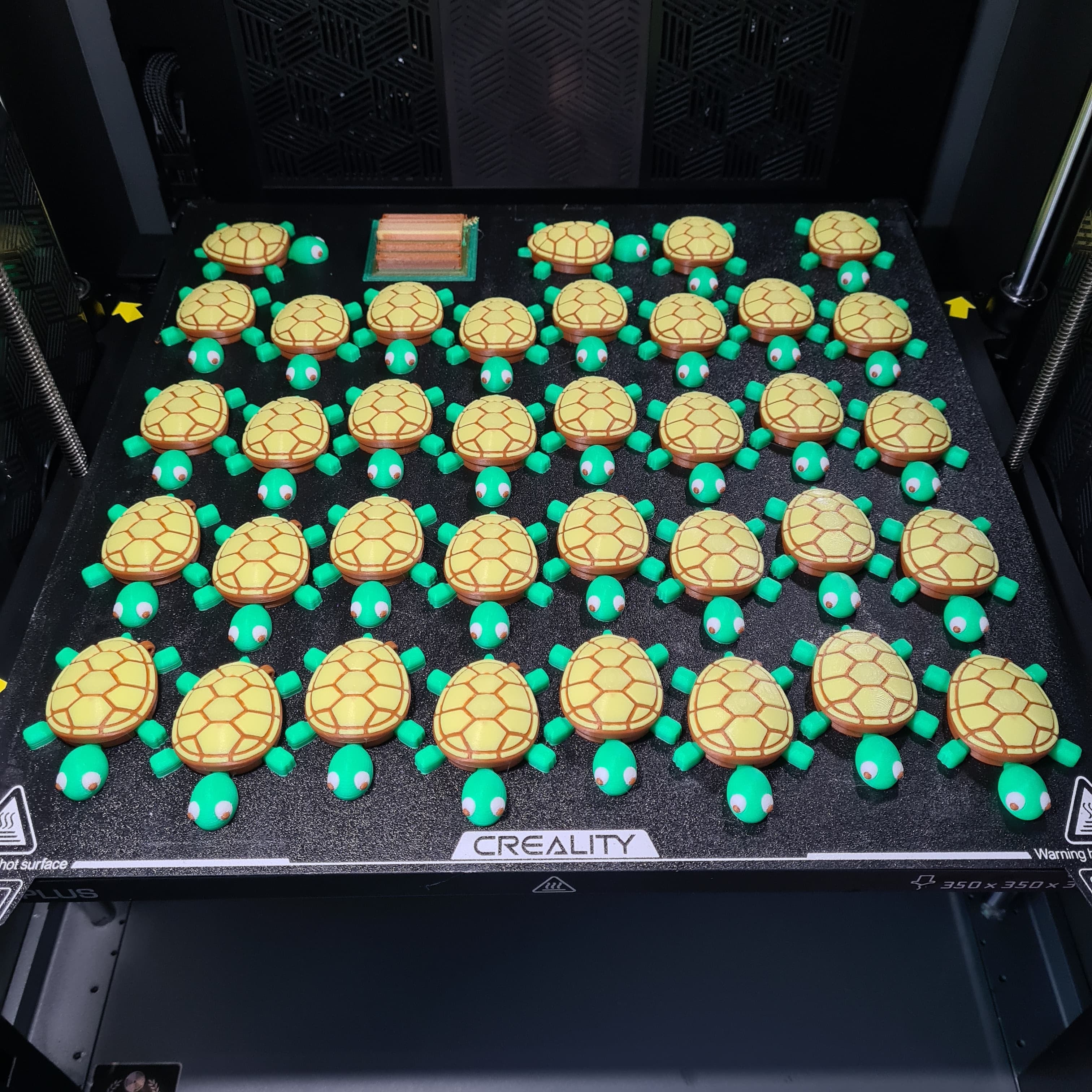 Print-in-place cute Turtle 3d model