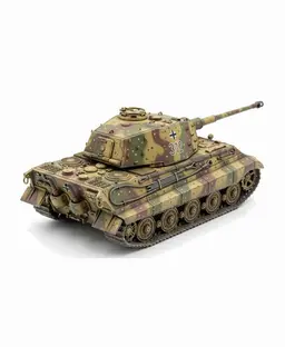 German tanks: Tiger II (Henschel) 3d model