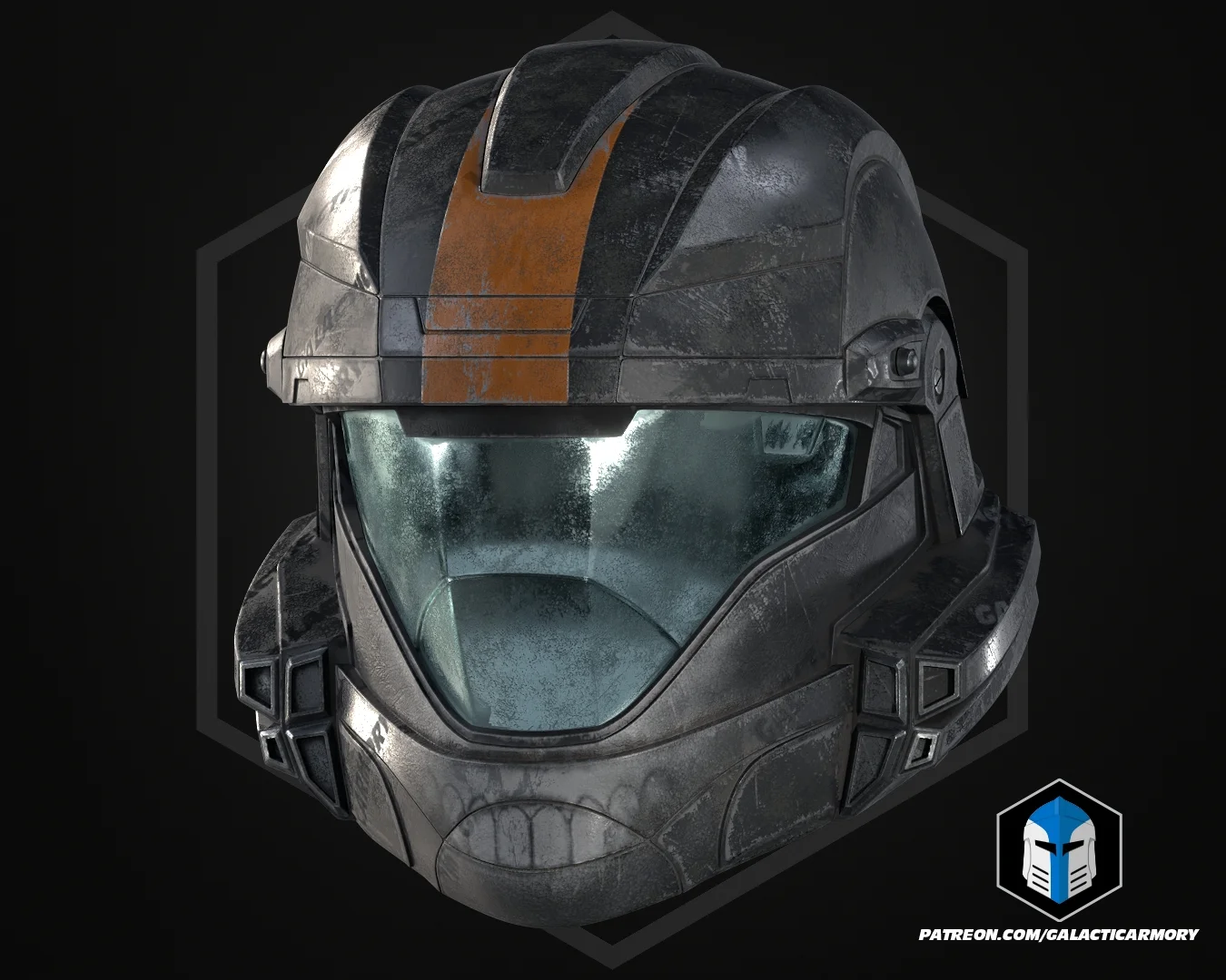ODST Dutch Helmet - 3D Print Files 3d model