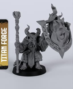 Dragonborn Male Sorcerer - With Free Dragon - 5e DnD Inspired for RPG and Wargamers 3d model