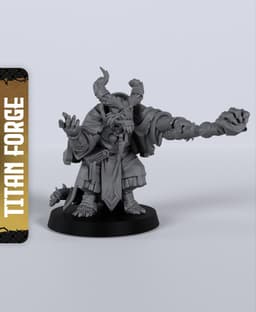 Dragonborn Male Sorcerer - With Free Dragon - 5e DnD Inspired for RPG and Wargamers 3d model