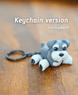 Ludo Schnauzer - Articulated Fidget Dog 3d model