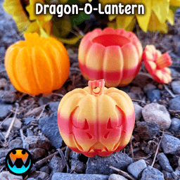 Dragon-O-Lantern & Pumpkin 3d model