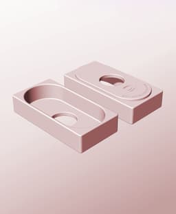 CX68-30-P Stackable pierced bin box module for creative decor 3d model