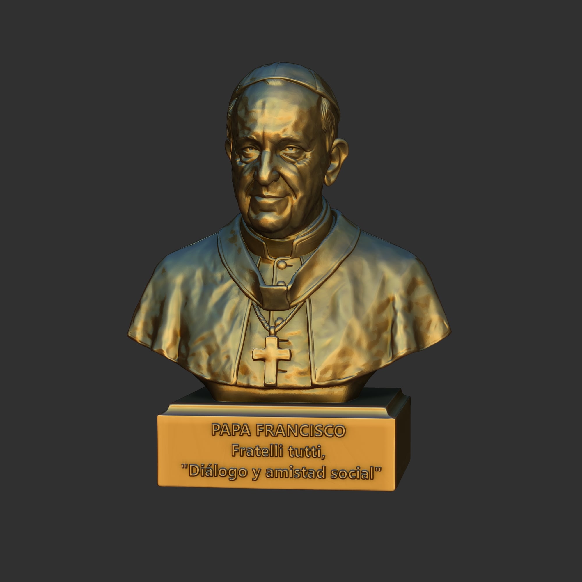 Busto_papa_francisco_v1.stl 3d model