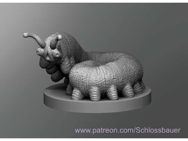 Velvet Worm 3d model
