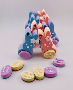 Candy Bunny Clicker Key Chain Bawk! Bawk! 3d model