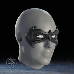 Robin Mask 3D Printer STL File 3d model