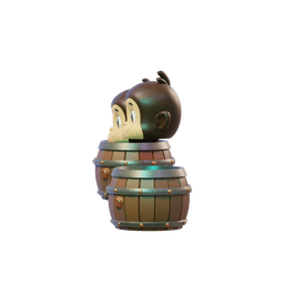 Monkey in Barrel Clicker 3d model