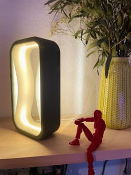 Modern Lampshade for LED lightstrip 3d model