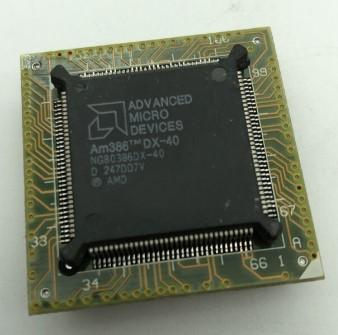 amd_am386_socket1.glb - AMD Am386 DX-40 - 3d model