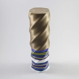4-Sided Twist Container 3d model