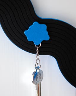Puddle // Flatland Keychain Magnet 3d model