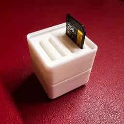 Gridfinity: SD Card Holder 3d model