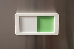 Dishwasher status slider, magnetic 3d model