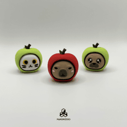 Fruit Buddy Apple 3d model