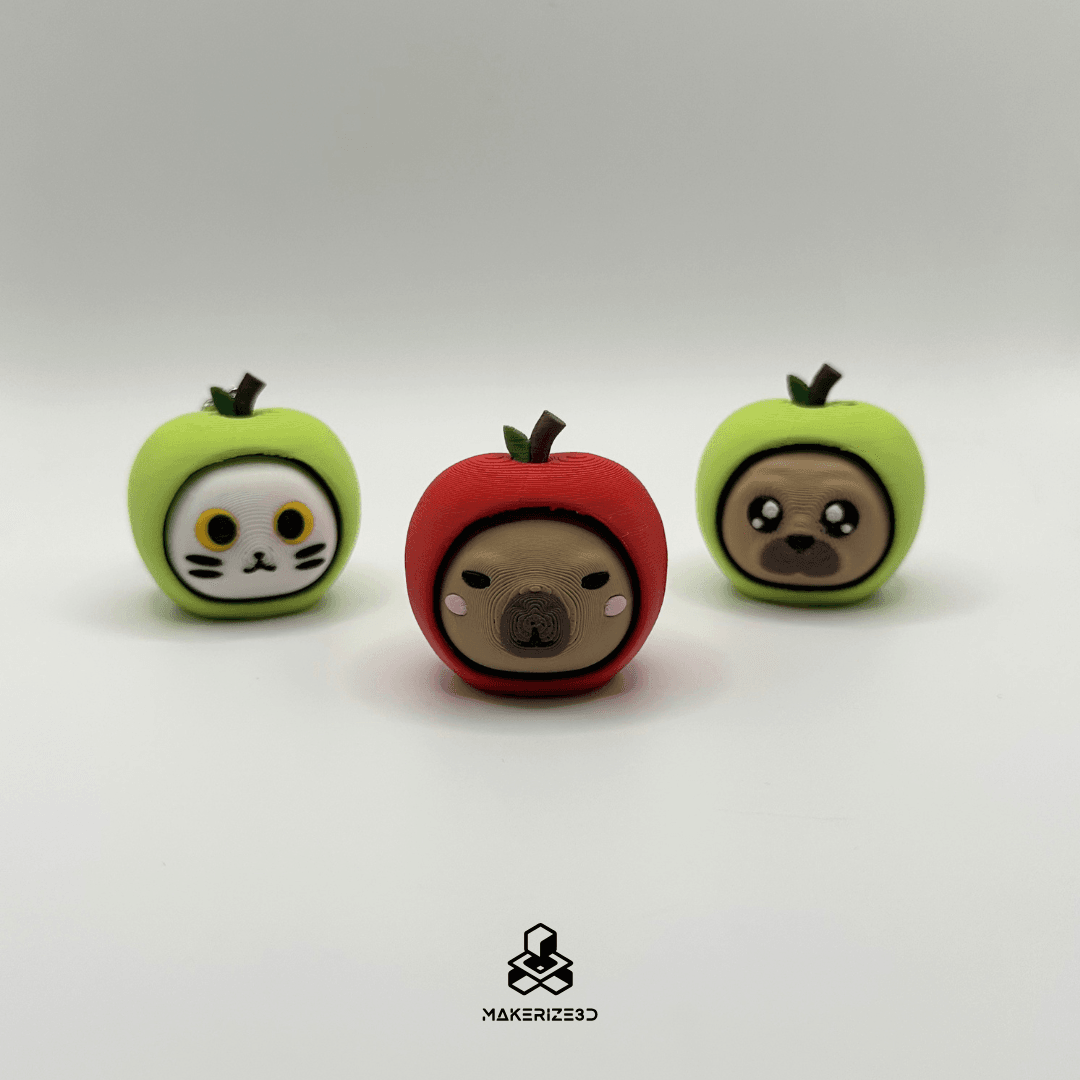 Fruit Buddy Apple 3d model