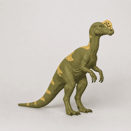 Realistic Prehistoric Oviraptor Figurine 3d model